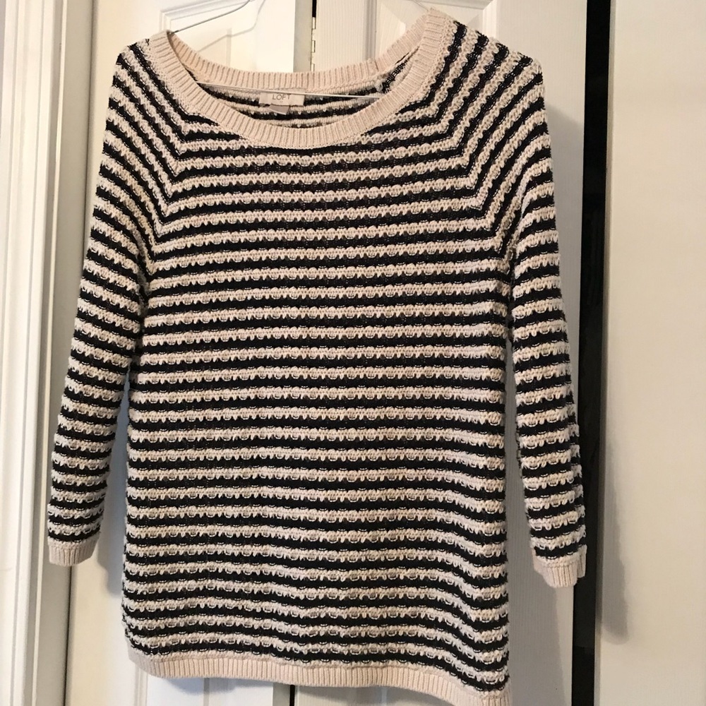 SALE/Women’s Loft size Large 3/4 sleeve length - Picture 1 of 8